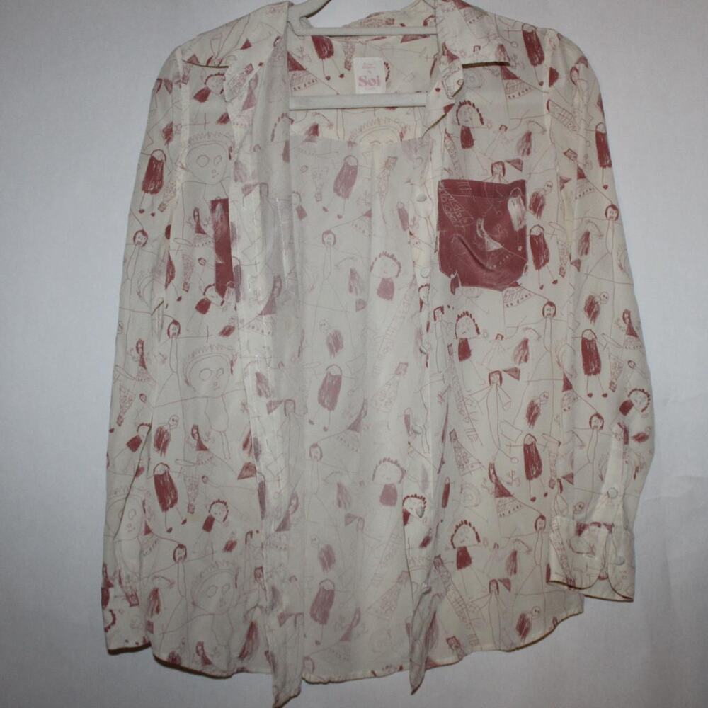 100% silk soi paris dress shirt